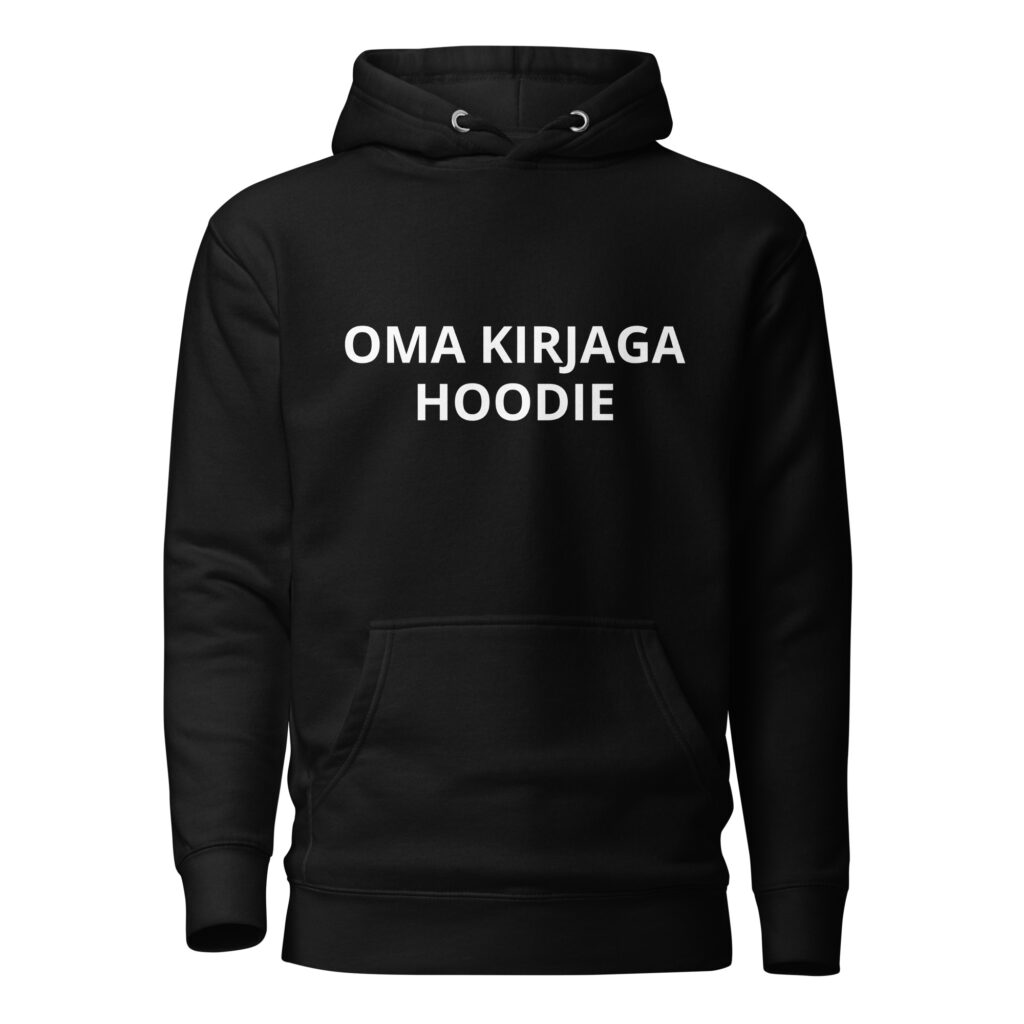 OMA KIRJAGA HOODIE