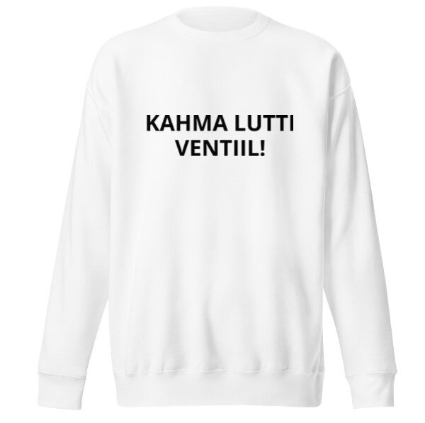 Valge pusa - KAHMA LUTTI VENTIIL!