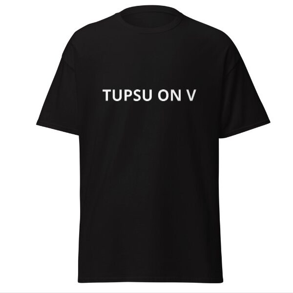 Must t-särk - TUPSU ON V