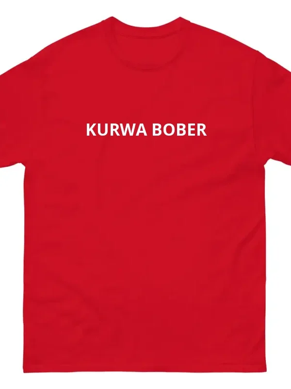 Punane t-särk - BOBER KURWA