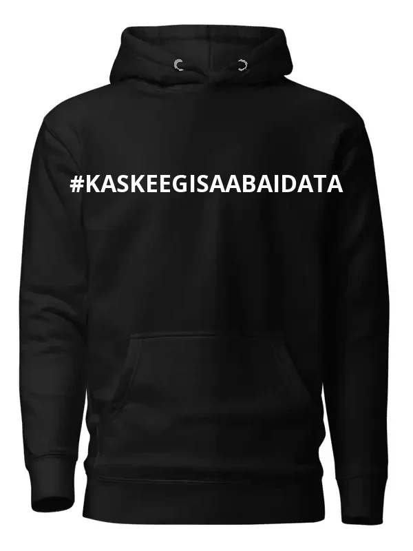 Must kapuutsiga pusa - #KASKEEGISAABAIDATA